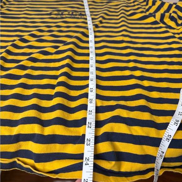 GUESS Blue/Yellow Striped Men’s T-Shirt Size XL Cotton Guess Originals Retro ‘90 - Picture 7 of 7